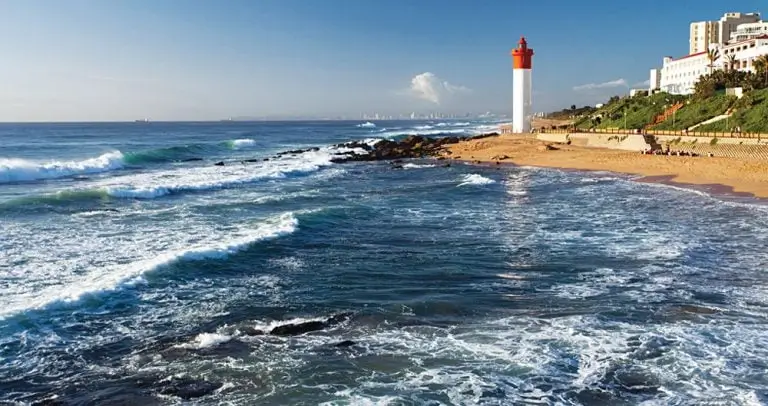 Image of beach of Umhlanga, Durban, South Africa